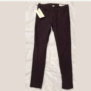 NWT Rag And Bone Distressed Wine Skinny Jeans
